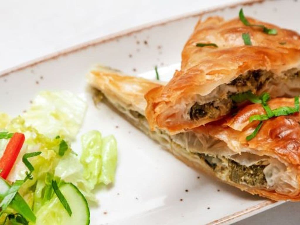 Spanakopita & Greek Salad