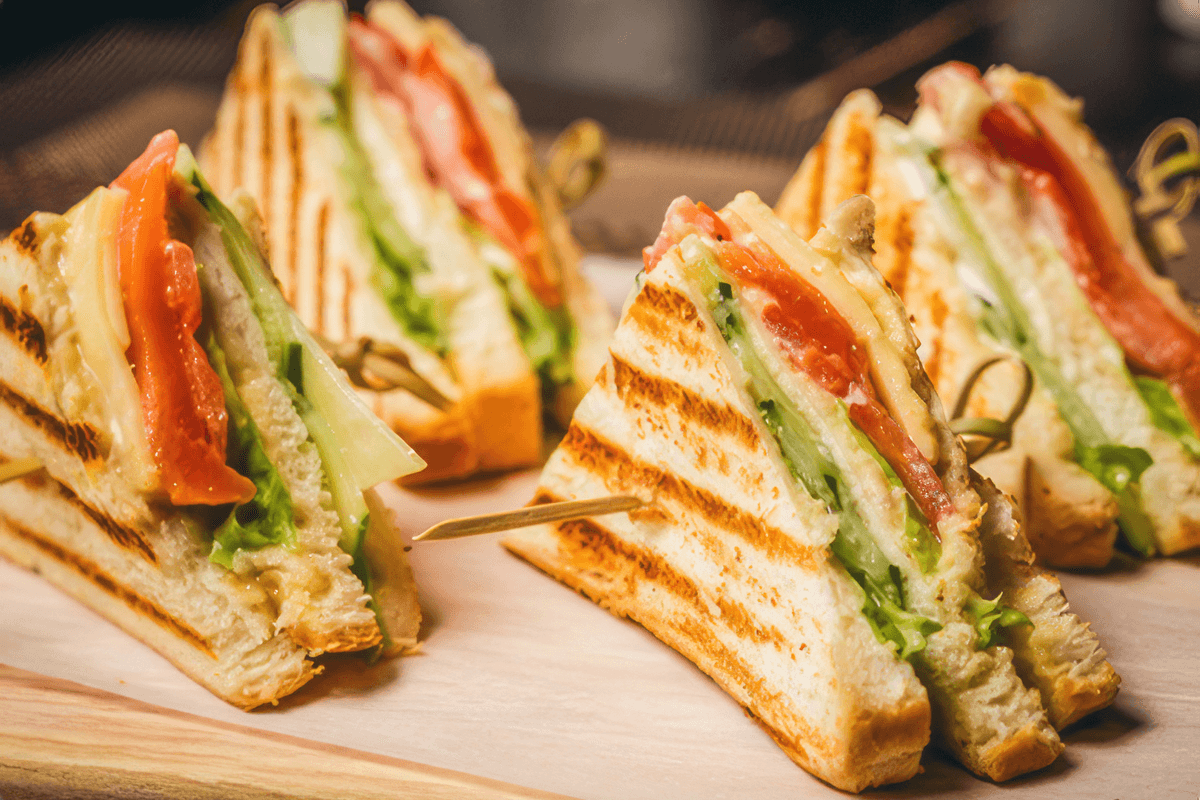 Veggie Grilled Club Sandwich