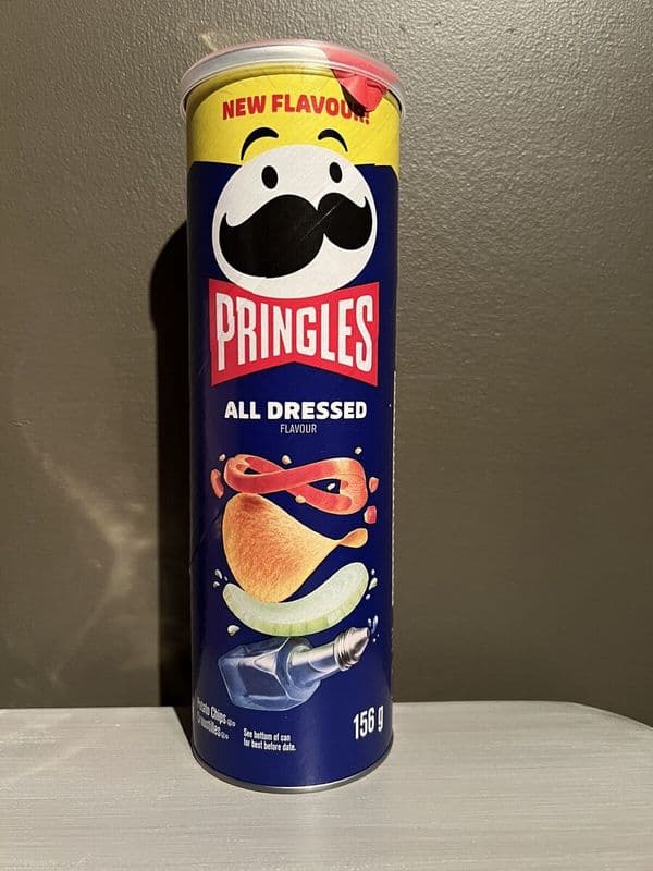 Pringles Croustilles Assaisonnées 156g/  Pringle's All Dressed Potato Chips 156g