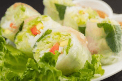 Vegetable Cold Rolls with Peanut Sauce (3 pcs)