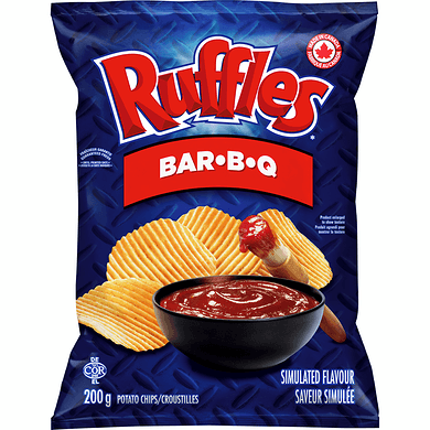 Ruffles Bar-b-q 200g/ Ruffles B.B.Q. 200g