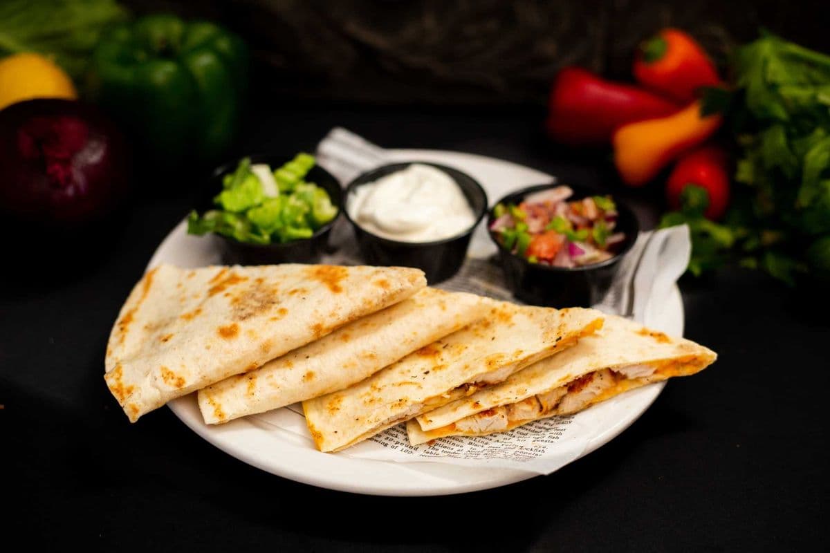 Seasoned Grilled Chicken Quesadilla