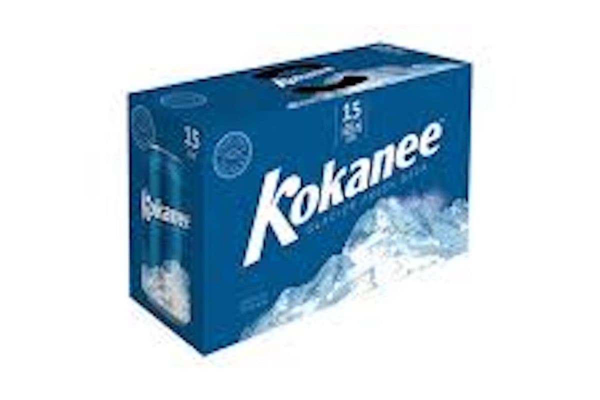 Kokanee Beer 15 CANS (15 x 355 ml Cans)
