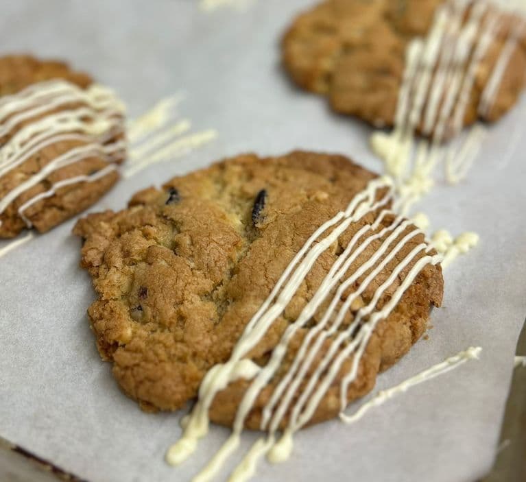 White Chocolate Walnut & Cranberry Cookie