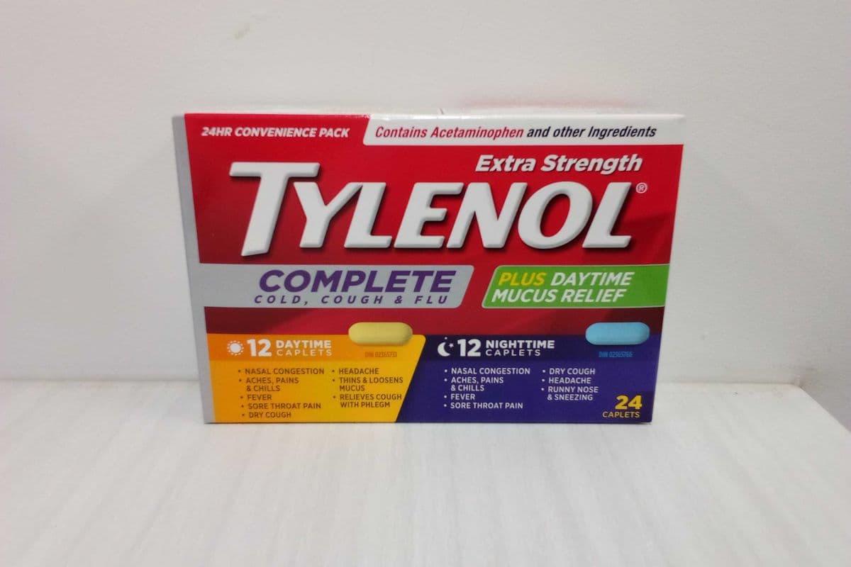 Tylenol Complete Day and Night - Extra Strength 12 and 12 (24 caplets)