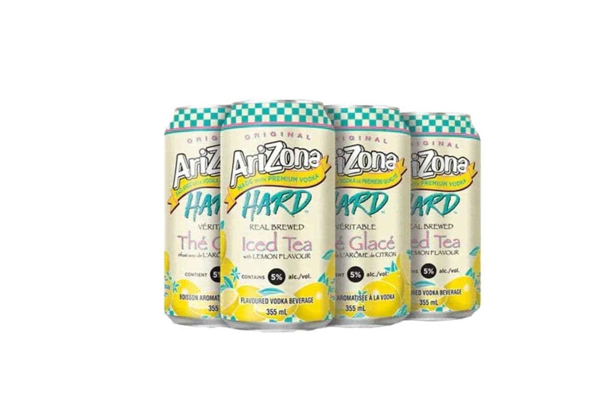 Arizona Hard Lemon Iced Tea (6 x 355ml)