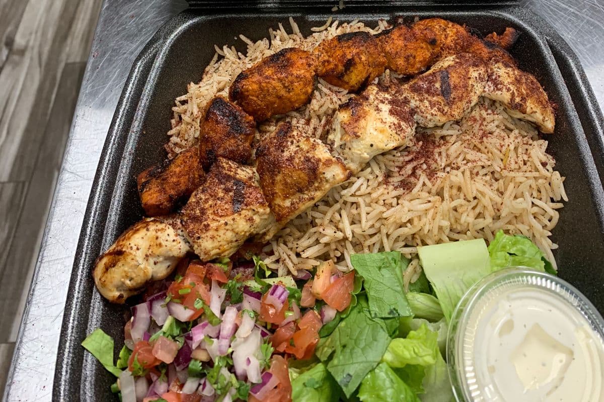 Waziri Kabob plate