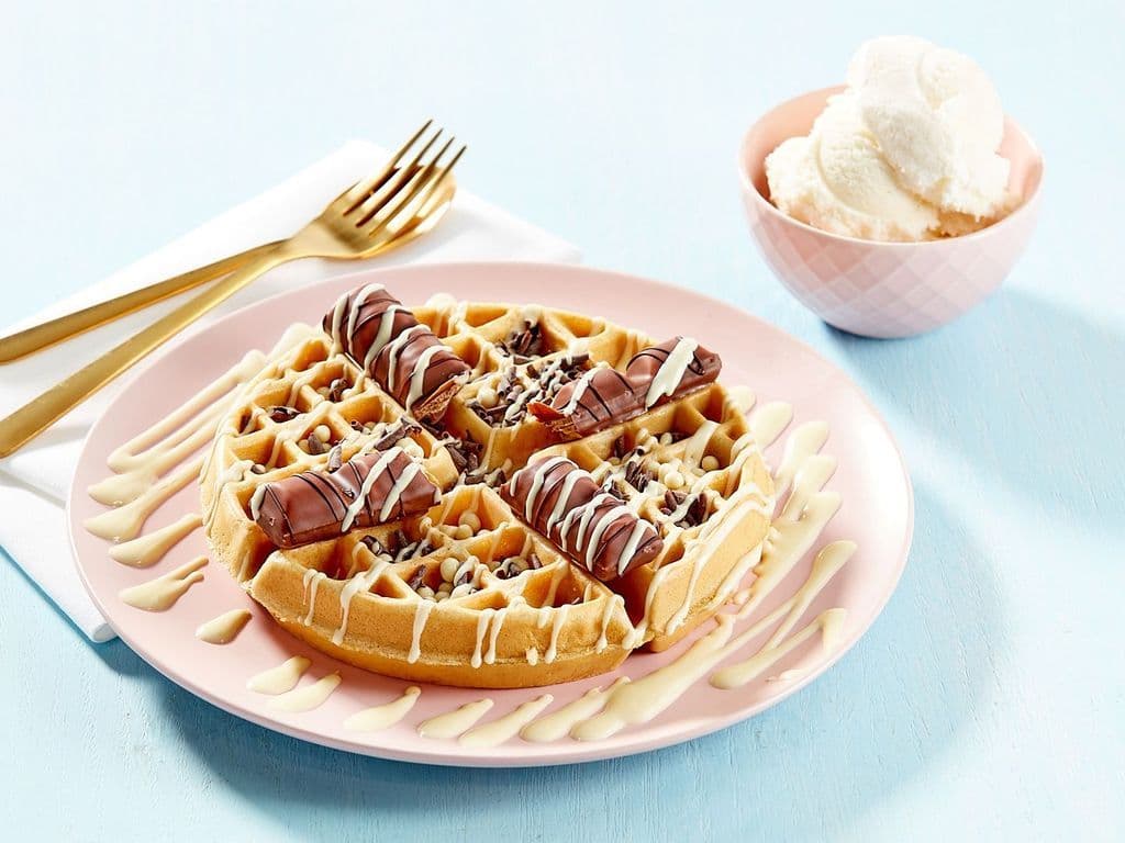 Wh Choco Hazelnut Waffle