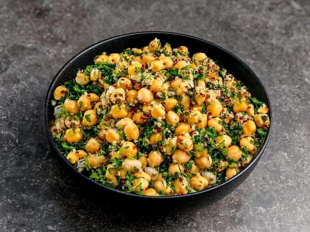 Quinoa Chickpea Salad