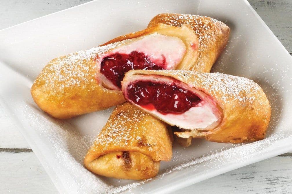 Strawberry and Cream Cheese Crispers