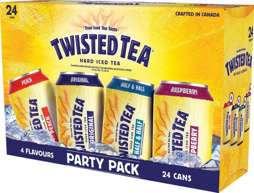 Twisted Tea Variety Party Pack (24 Cans) (24 x 355 ML)