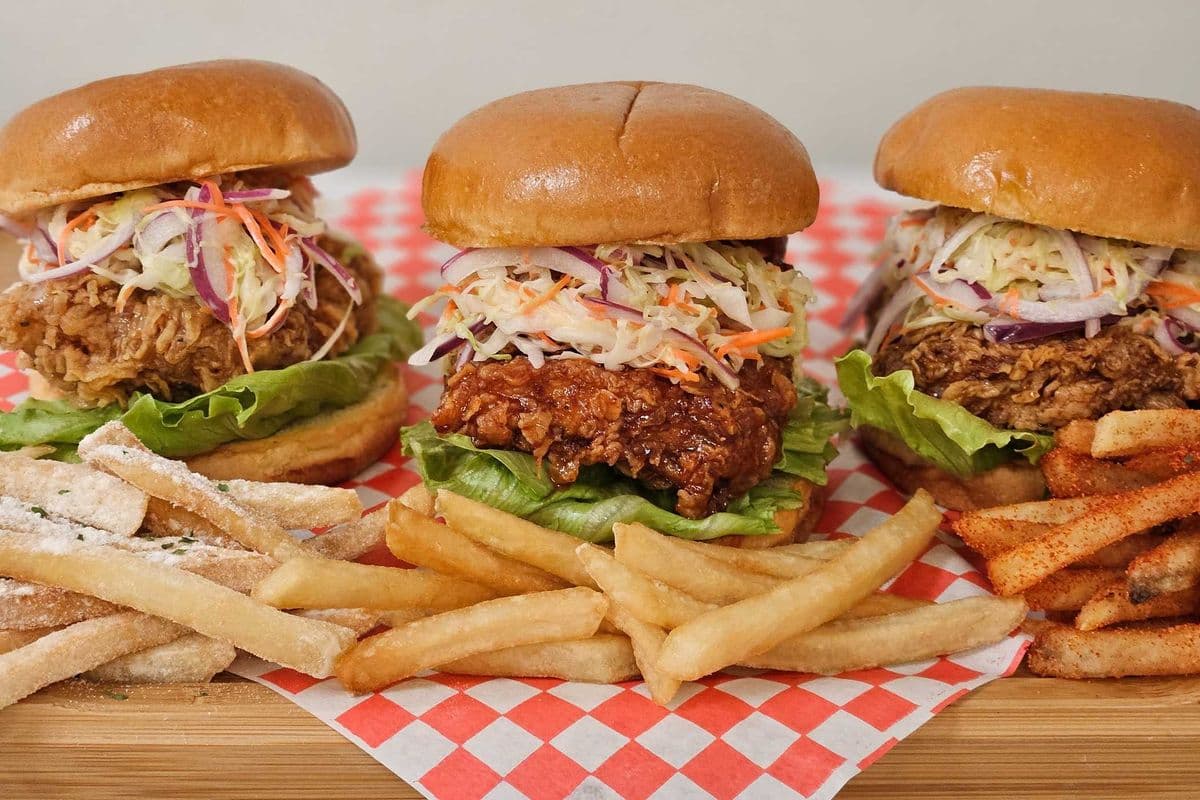 Honey Garlic Chicken Burger & Original Fries