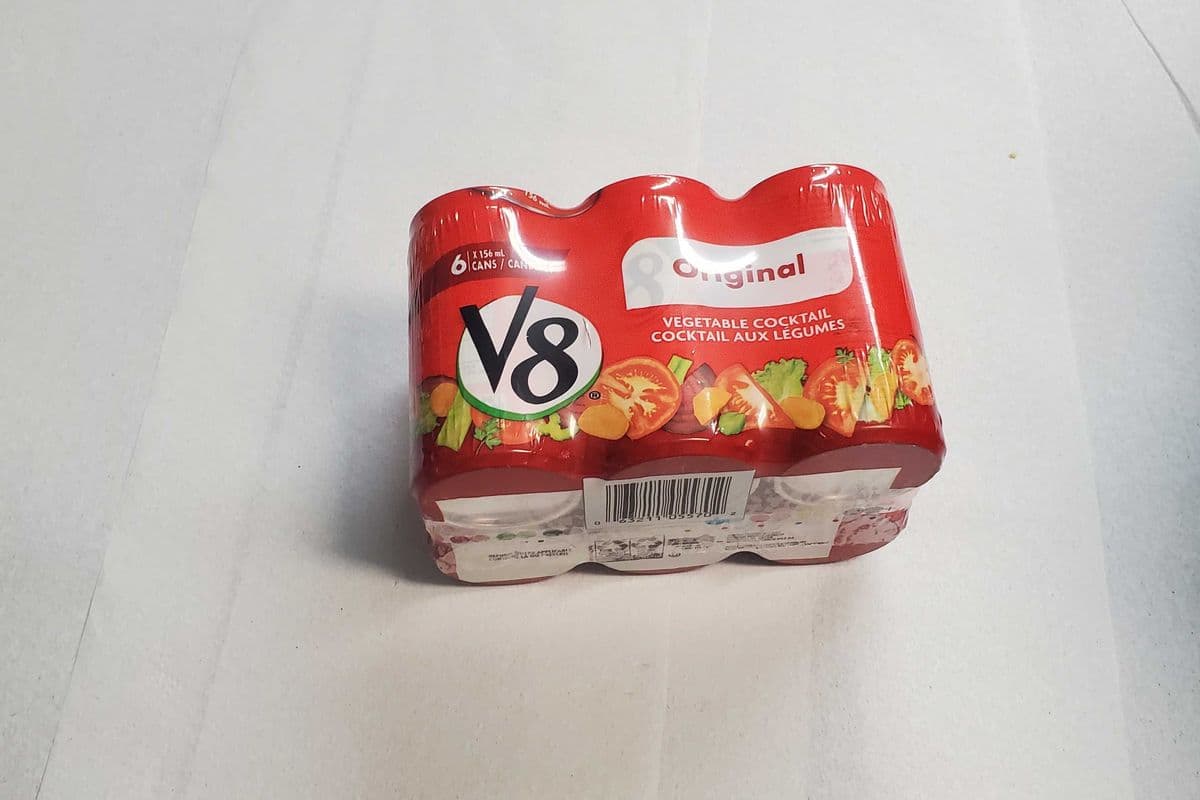 CAISSE 6 CANETTES V8 ORIGINAL DE 156 ML (156 ML)
