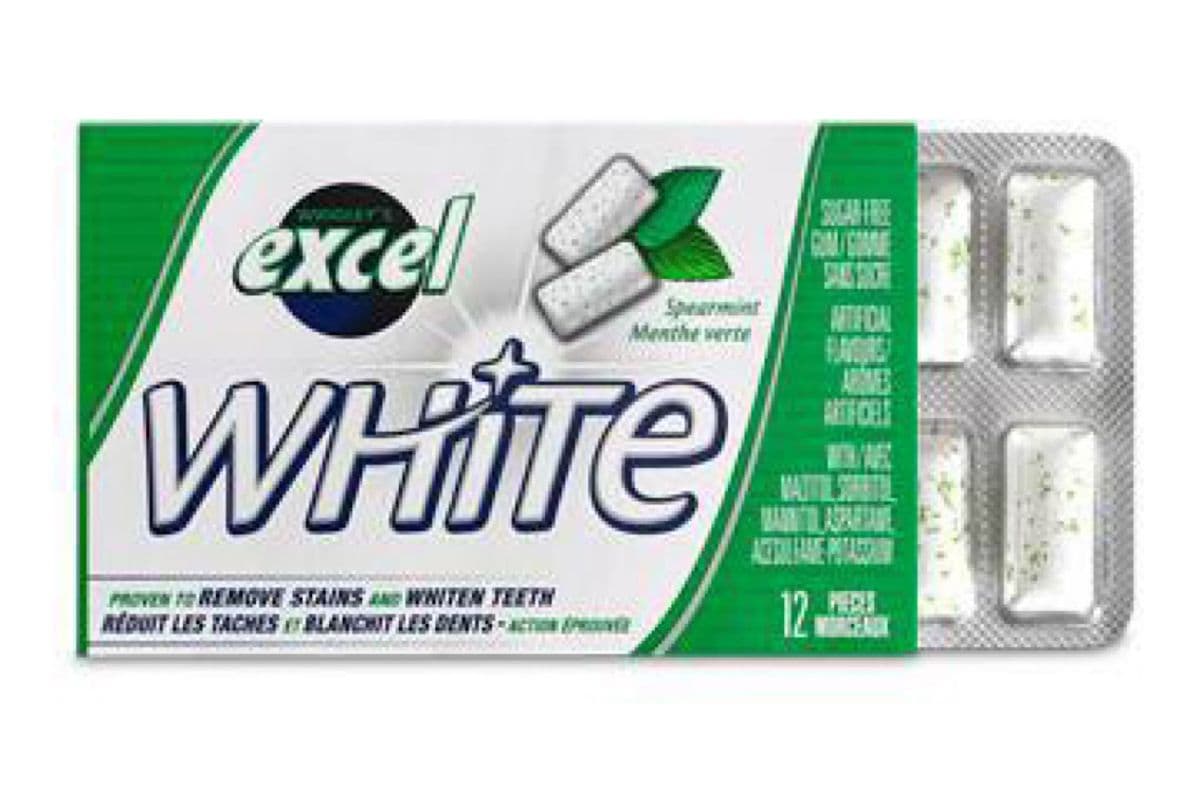 Excel White - Menthe Verte / SpearMint (12 pcs)