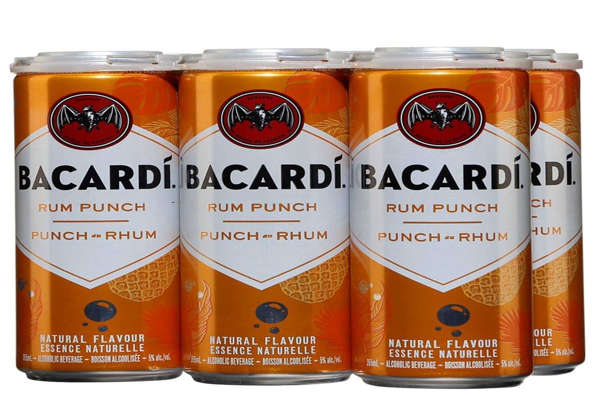 Bacardi Rum Punch (6pc) (6 x 355ml)