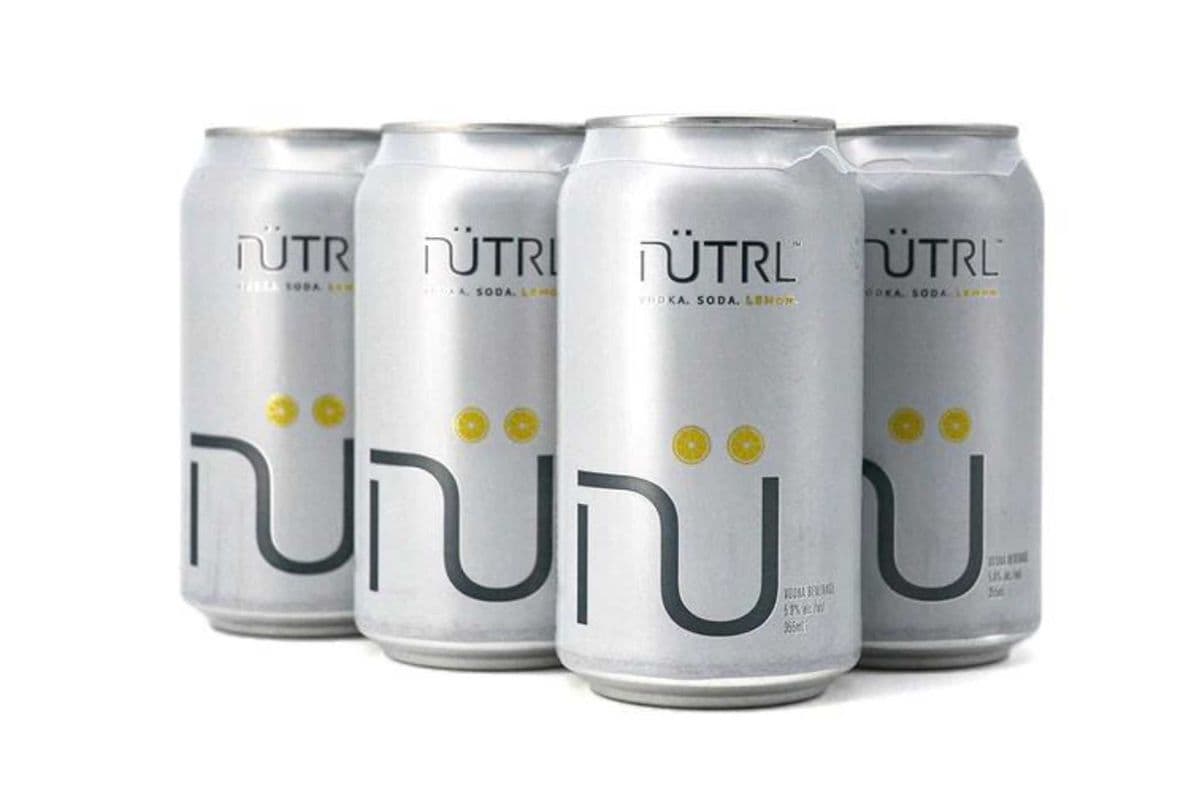 Nutrl Vodka Soda Lemon (6 Cans) (6 x 355ML)