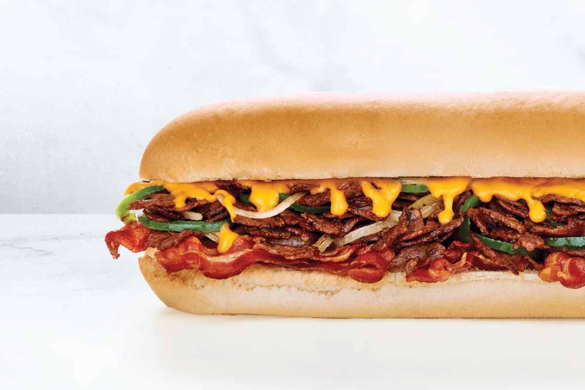 Large Queso & Bacon Cheesesteak