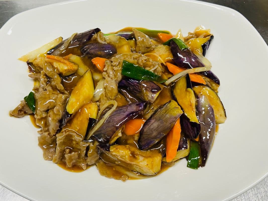 Beef with Eggplant / Boeuf aux Aubergine/