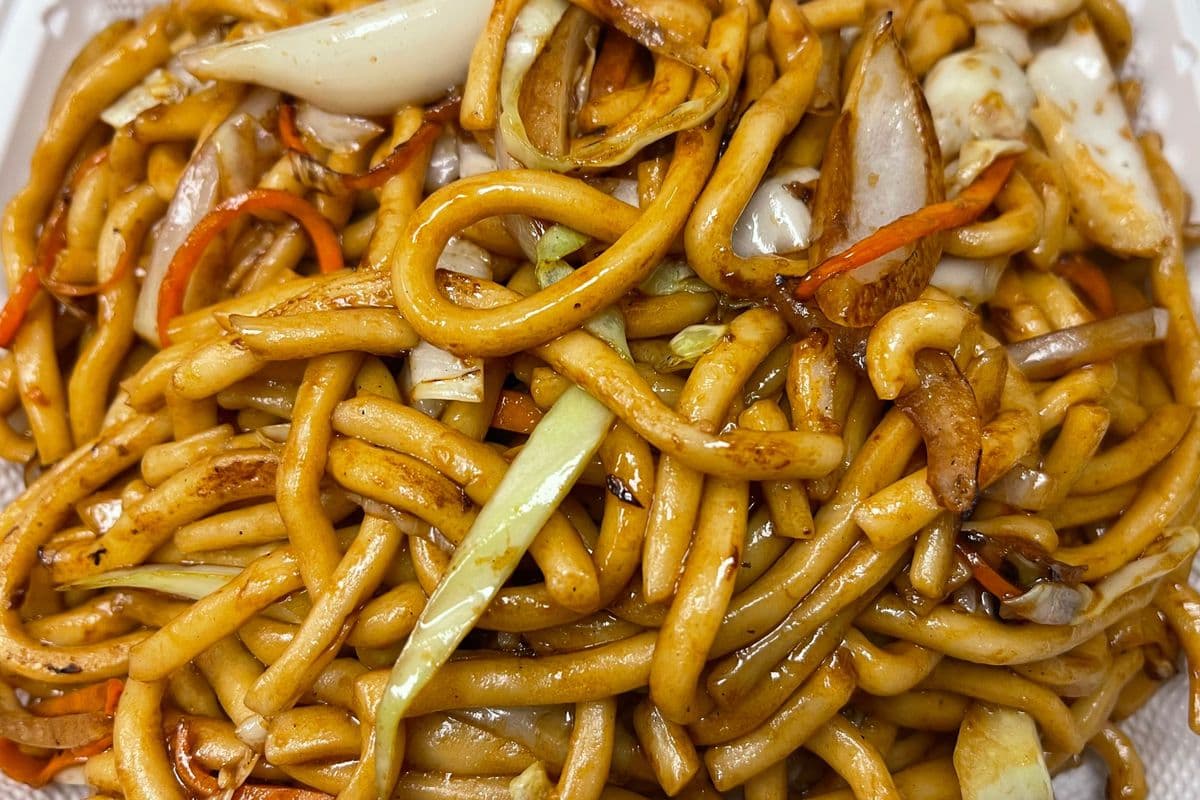 Vegetable Shanghai Noodle (Thick)