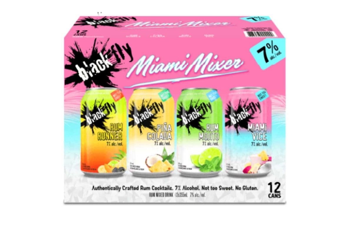 Black Fly Miami Mixer (12 x 355ml Cans)