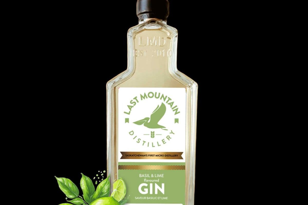 Last Mountain Basil & Lime Gin 750ml (1 x 750ml)