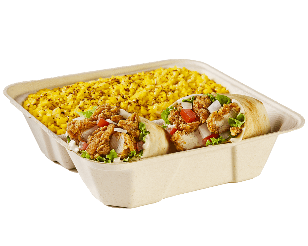 Crispy Chicken Shawarma Wrap Box