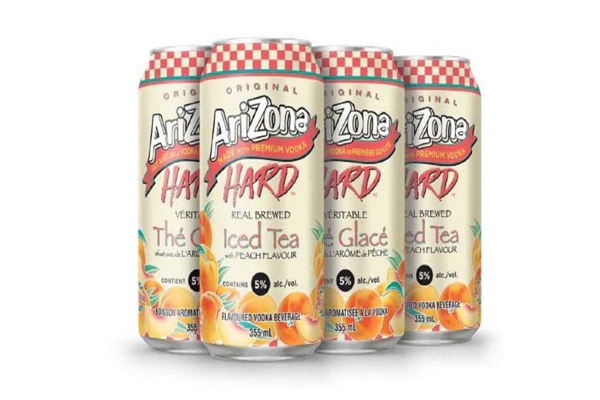 ARIZONA HARD ICED TEA PEACH (6 x 355 ML)