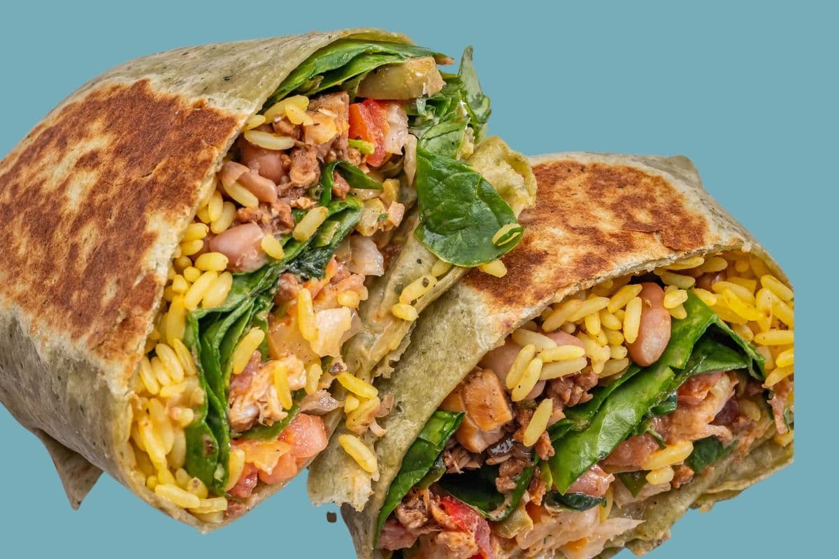 Baja Cod Fish Burrito