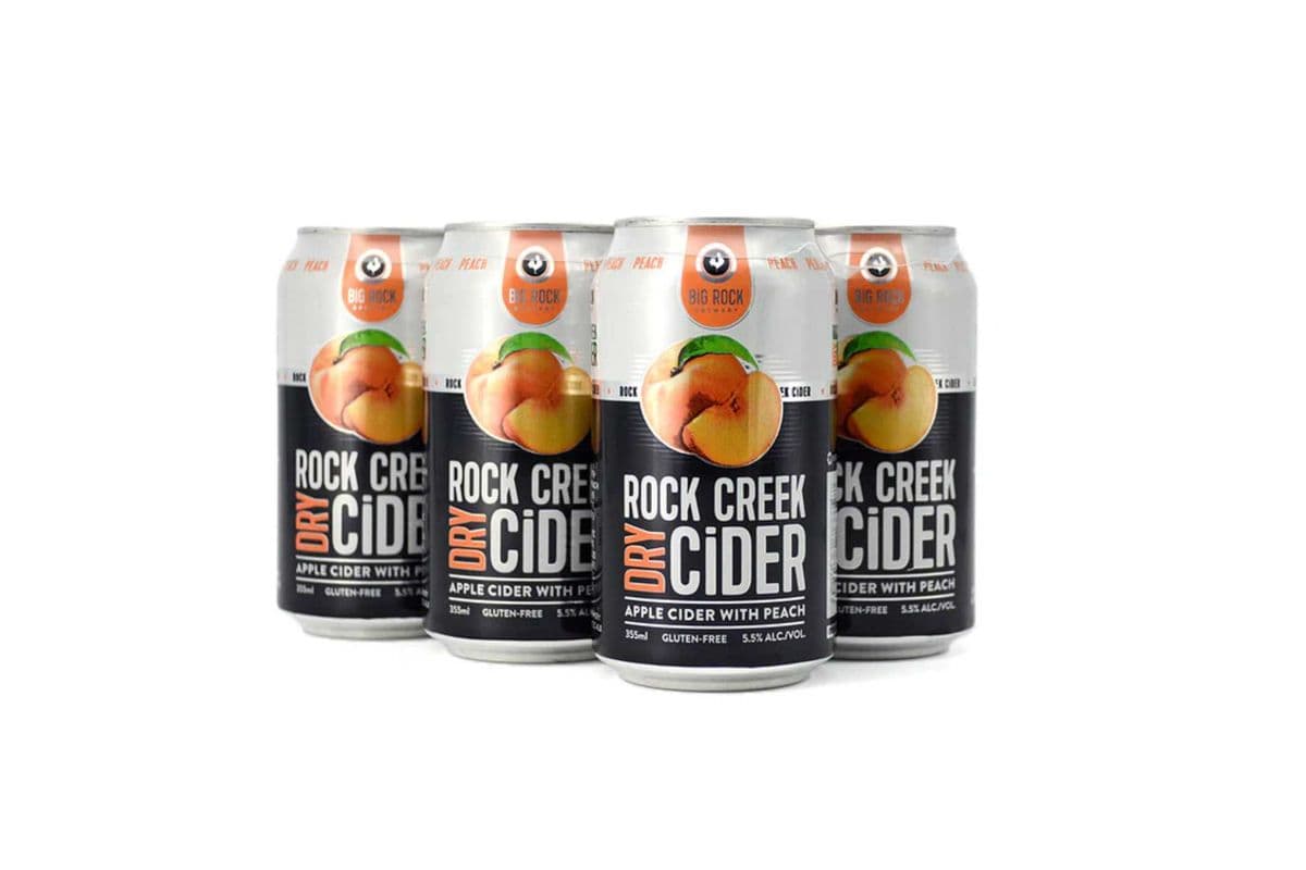 Rock Creek Cider Peach 6Pk (6 x 355ml)