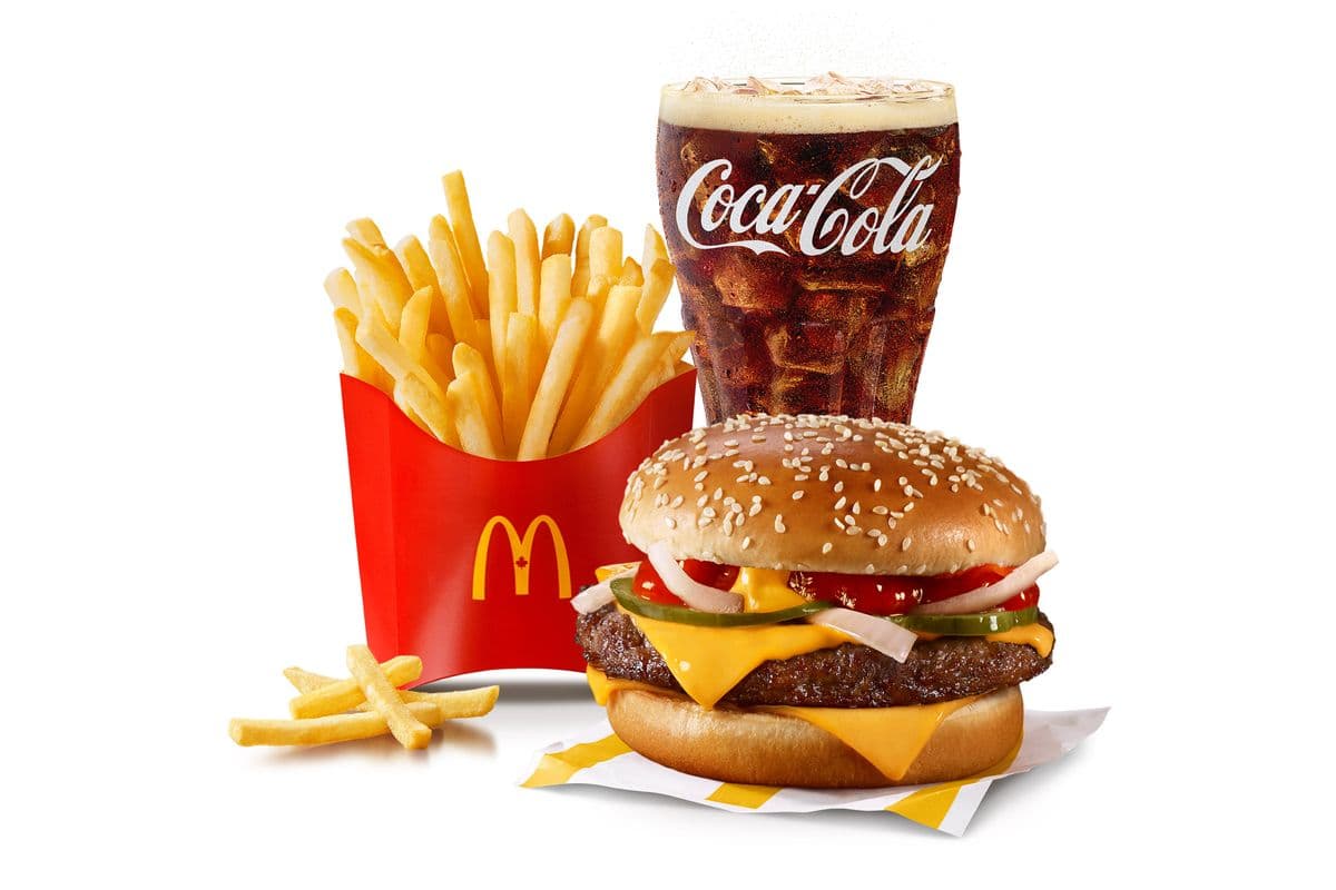 Quarter Pounder with Cheese Extra Value Meal [670-1100 Cals]