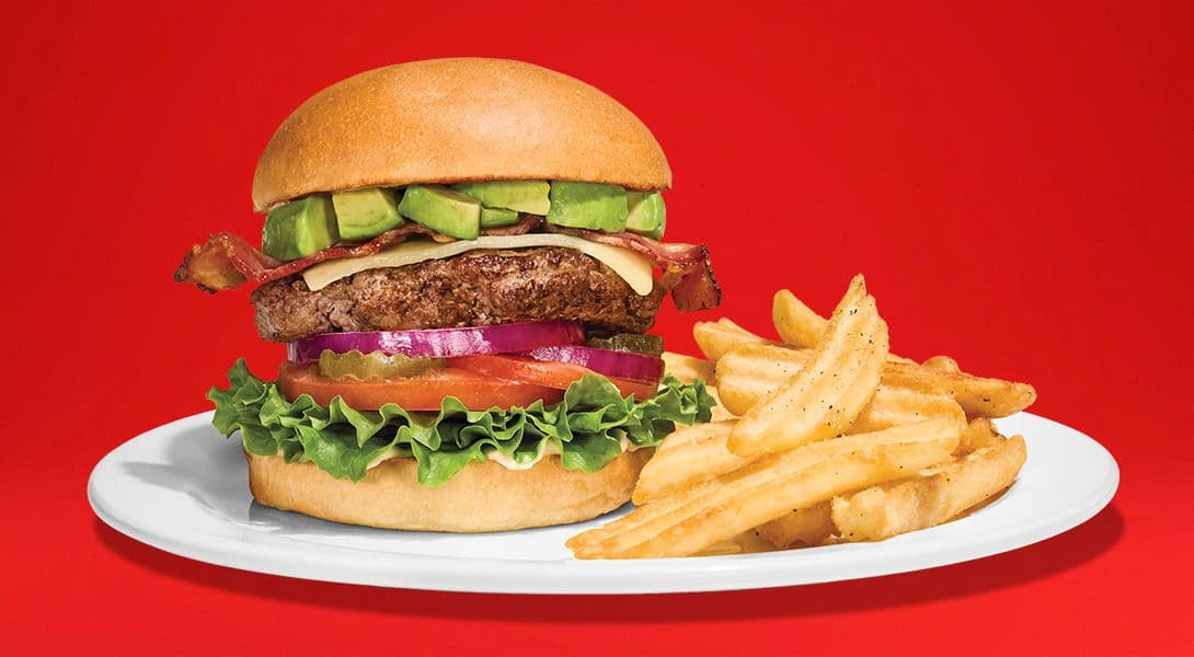 BACON AVOCADO CHEESEBURGER