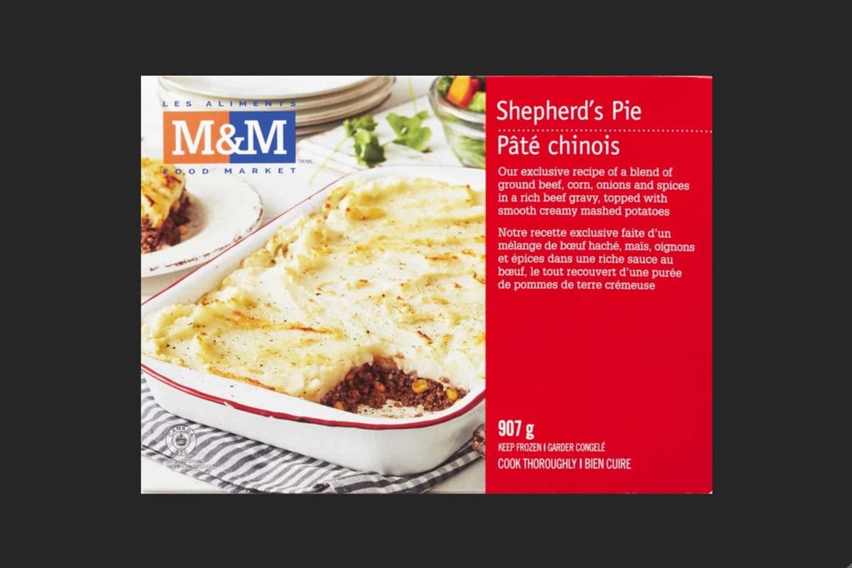 M&M Food Market Shepherd's Pie 907g (1040 Cal)