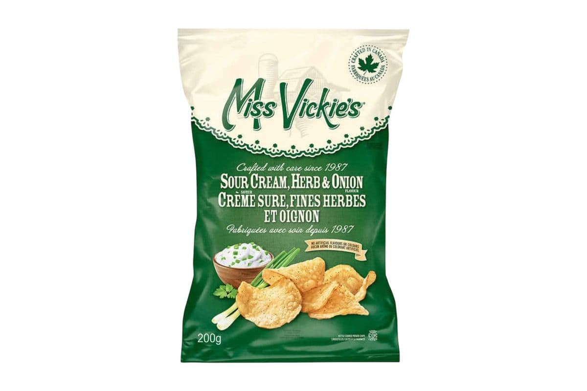 Miss Vickie's Sour Cream, Herb, & Onion (200gm) (260 Cal)