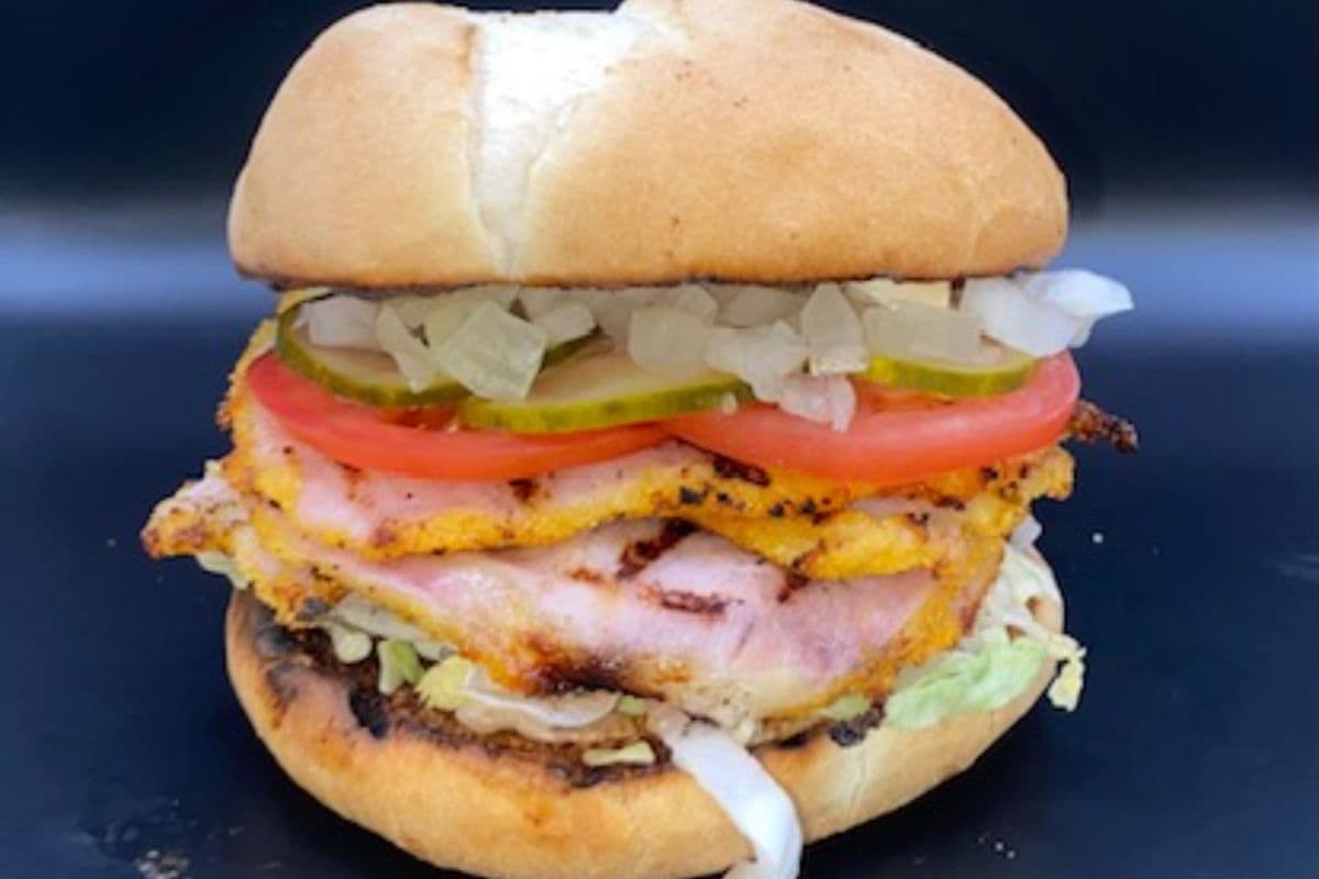 Peameal Bacon on a Kaiser