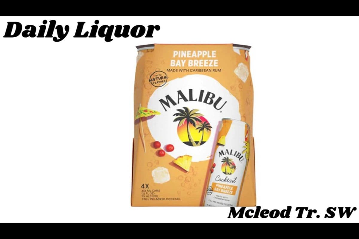 MALIBU PINEAPPLE 4 PKC (1 x 4 CANS)