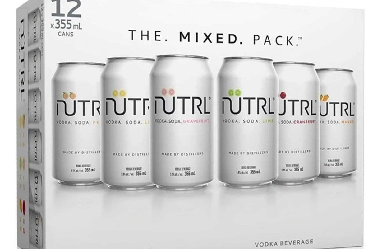 Nutrl Vodka Soda Mix Pack (12 Cans) (12 x 355 ml)