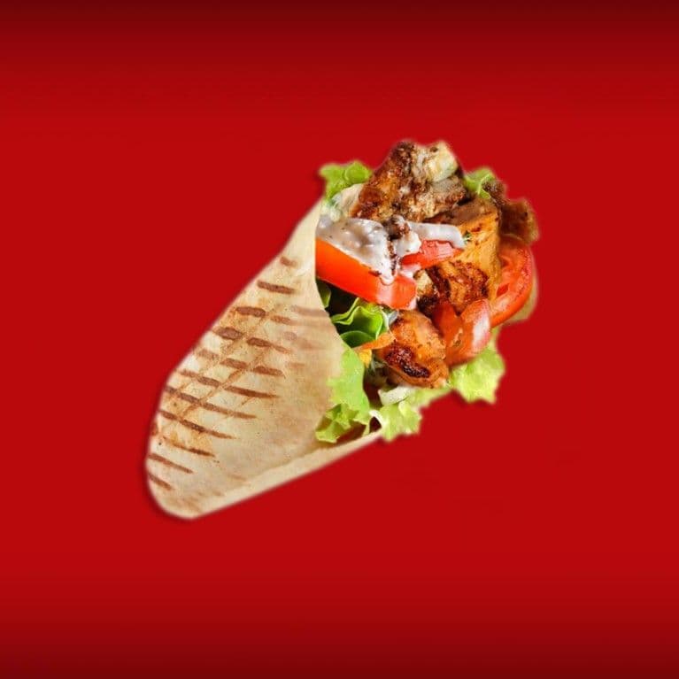 Signature Souvlaki on a Pita