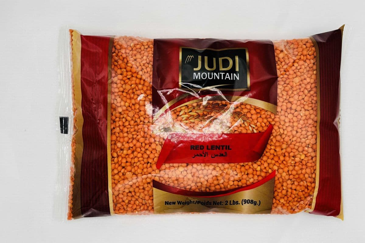 Judi Mountain Red Lentil, Whole, 908 Grams (908g)