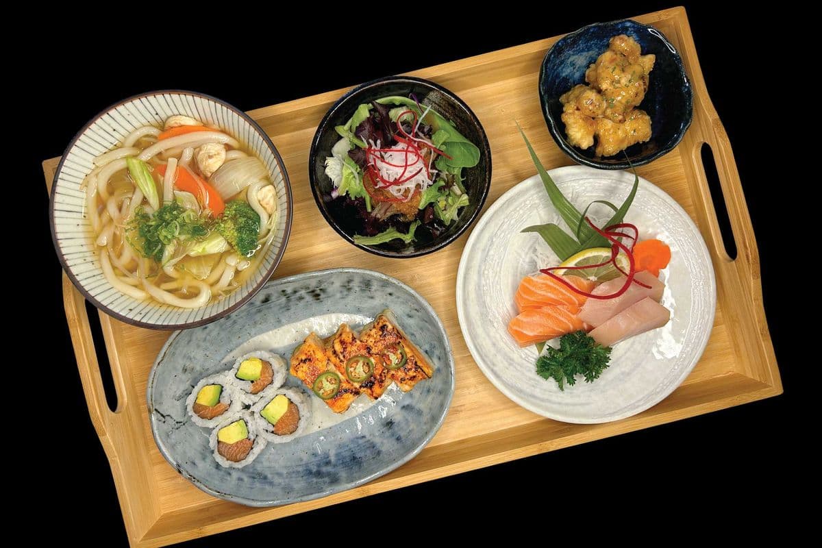 Oshi & Sashimi Plate