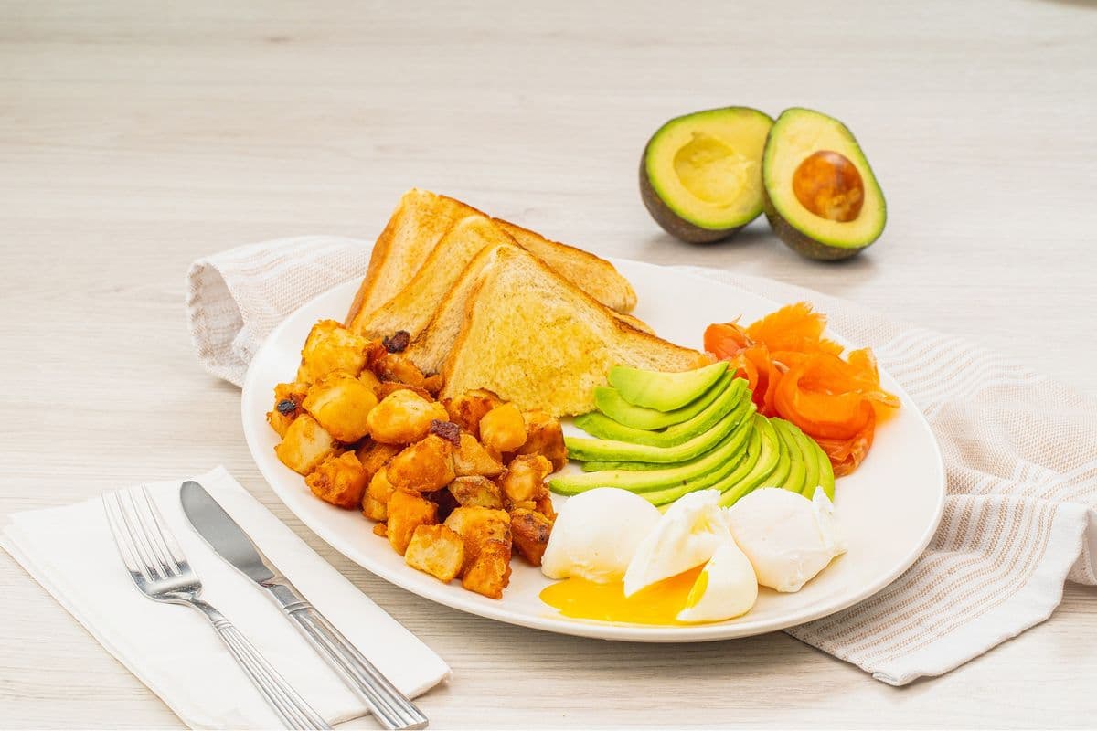 Smoked Salmon and Avocado Breakfast
