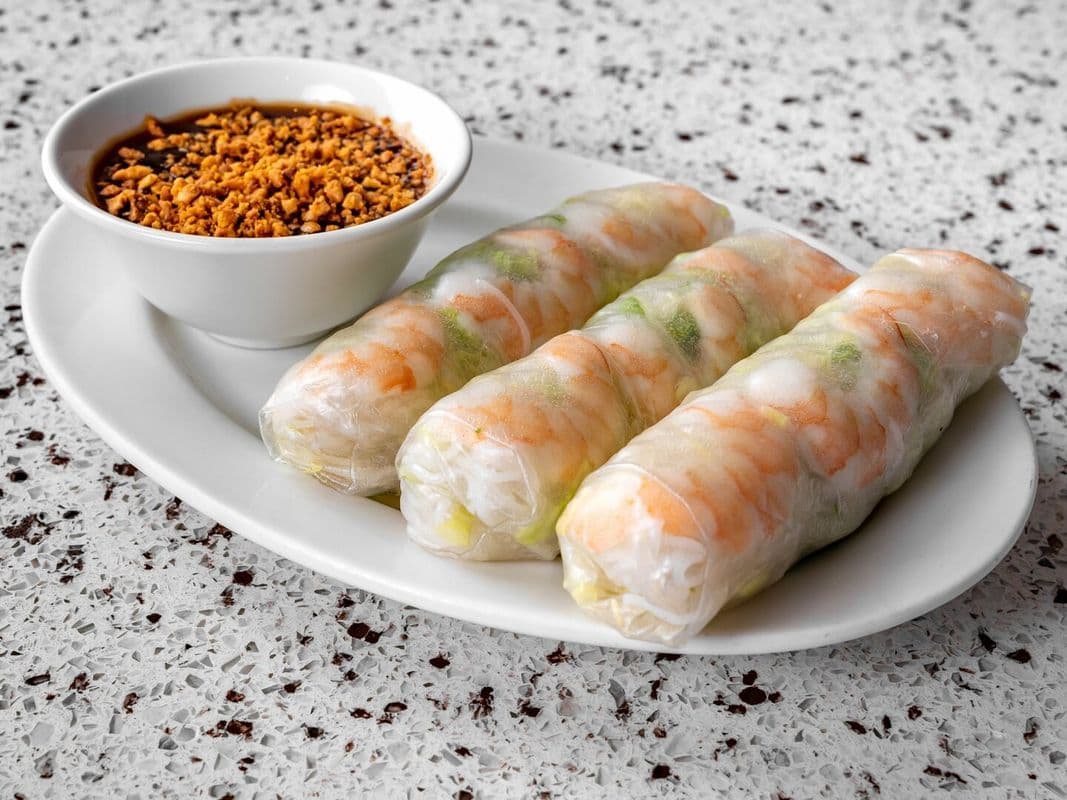 5. Fresh Shrimp Salad Rolls (3 Rolls)