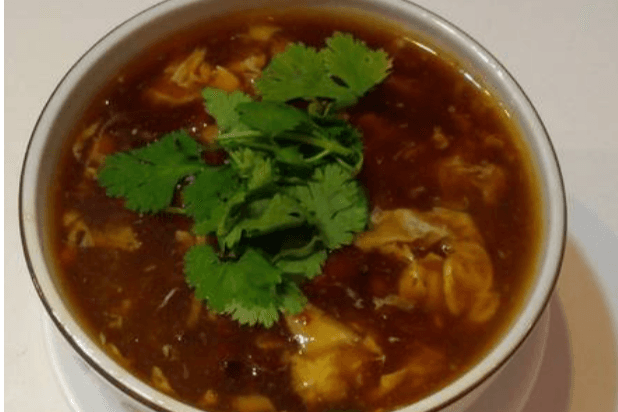 Mixed Chicken and Shrimp, Hot and Sour Soup