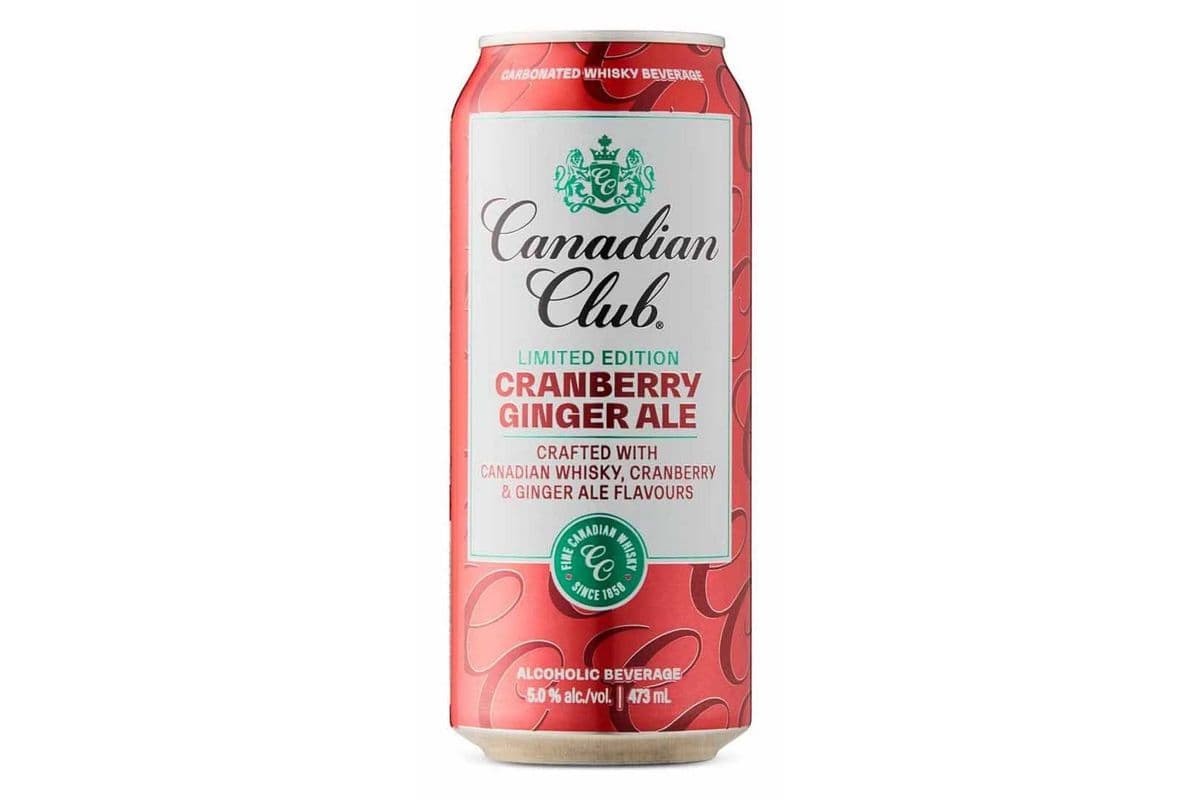 Canadian Club Cranberry Ginger Ale 473ml (1 x 473ml)
