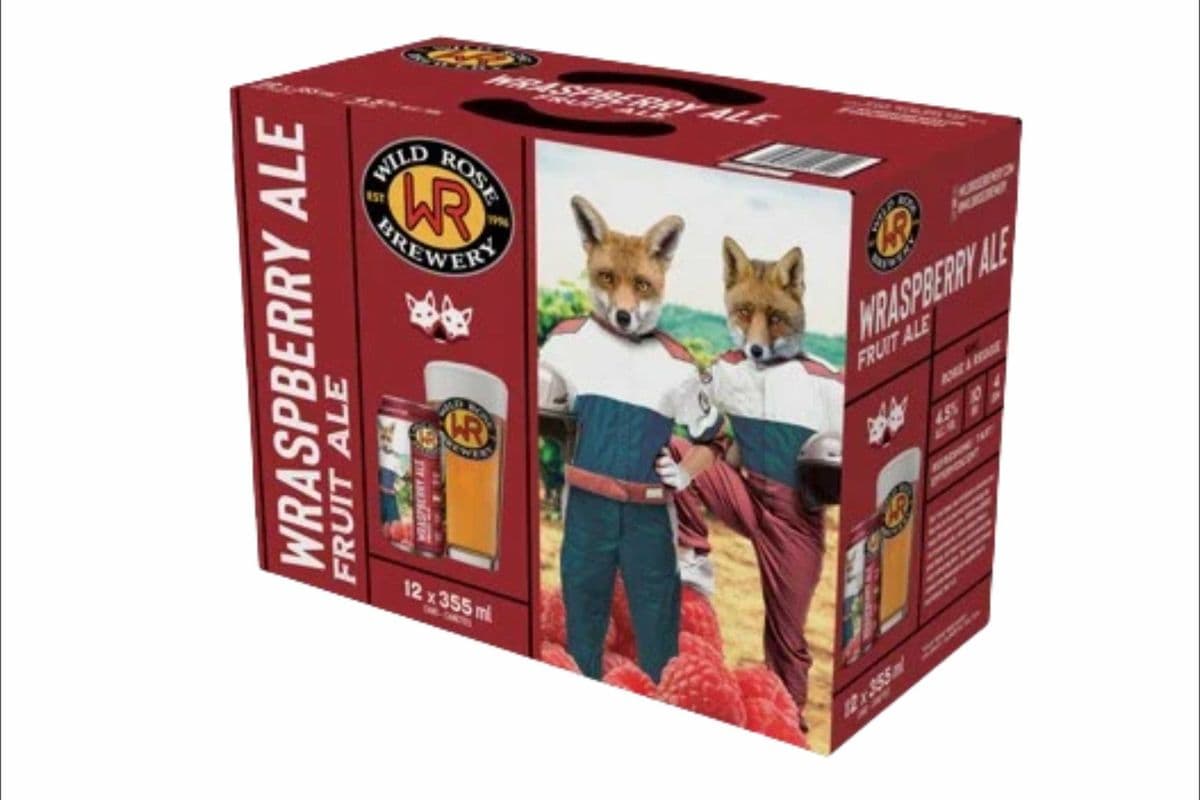 Wild Rose Wraspberry Ale 12 can pack (12 x 355ml)