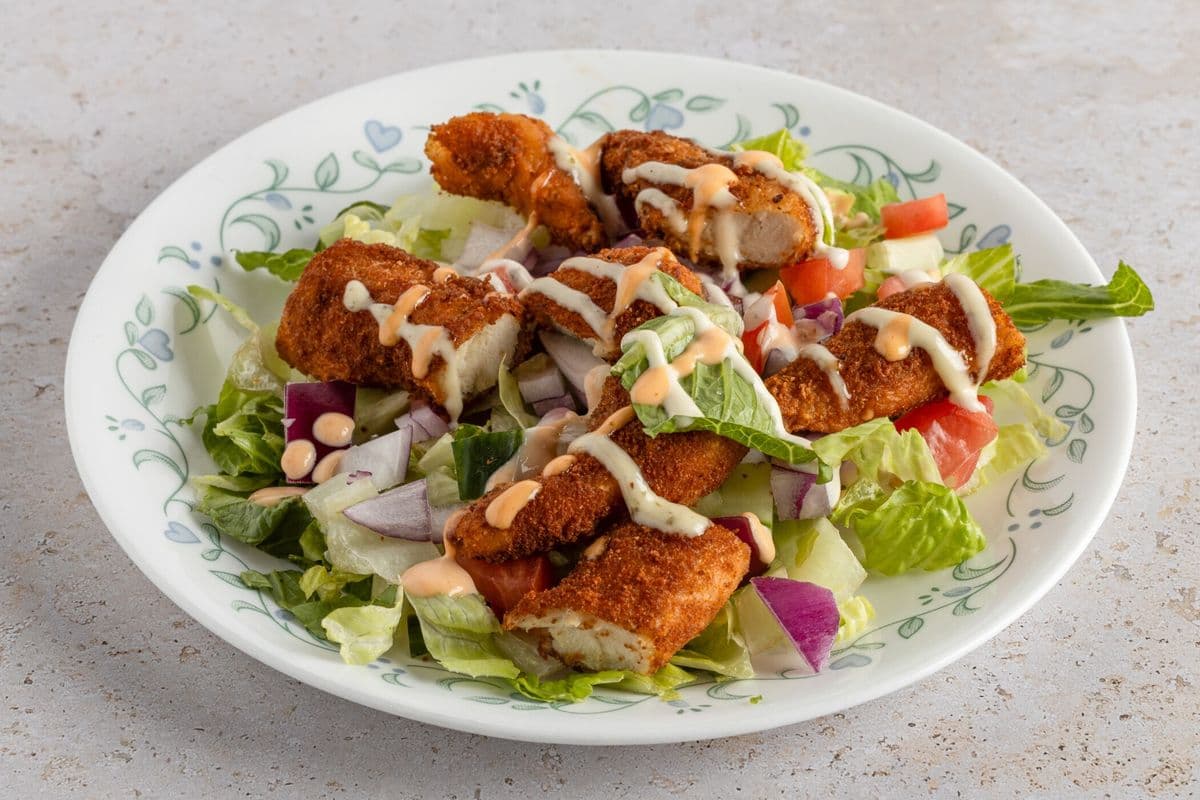 Crispy chicken salad