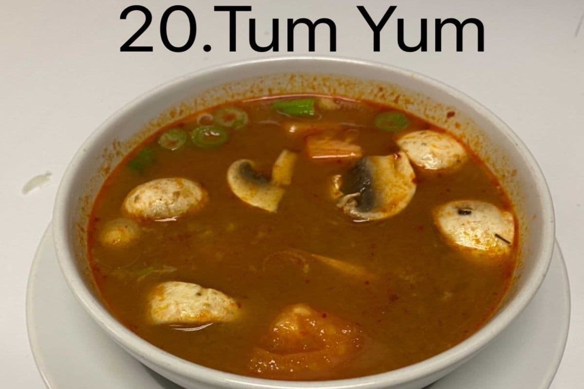 20. Tom Yum Soup