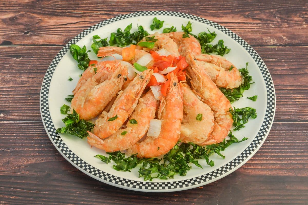112. Deep-Fried Shrimp with Five Spice Salt