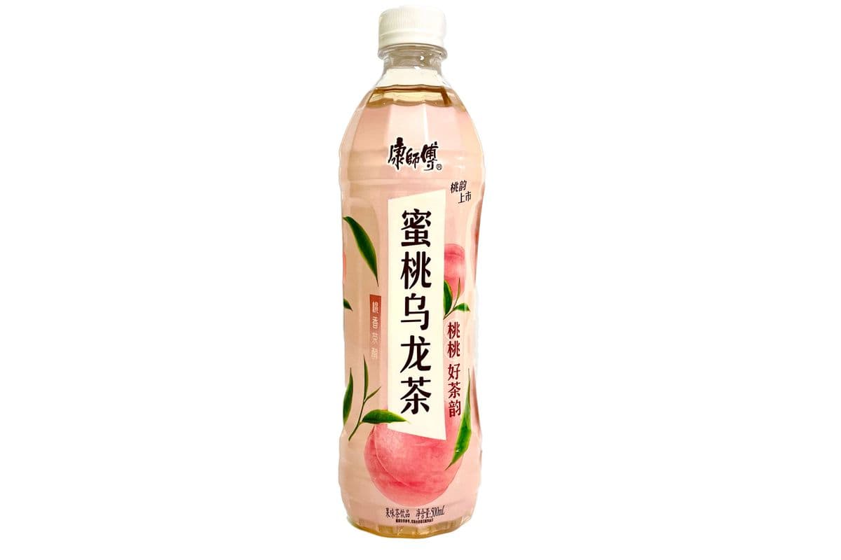 Kang Shi Fu Oolong Tea Drink - Peach Flavor(500ml) 康师傅蜜桃乌龙茶