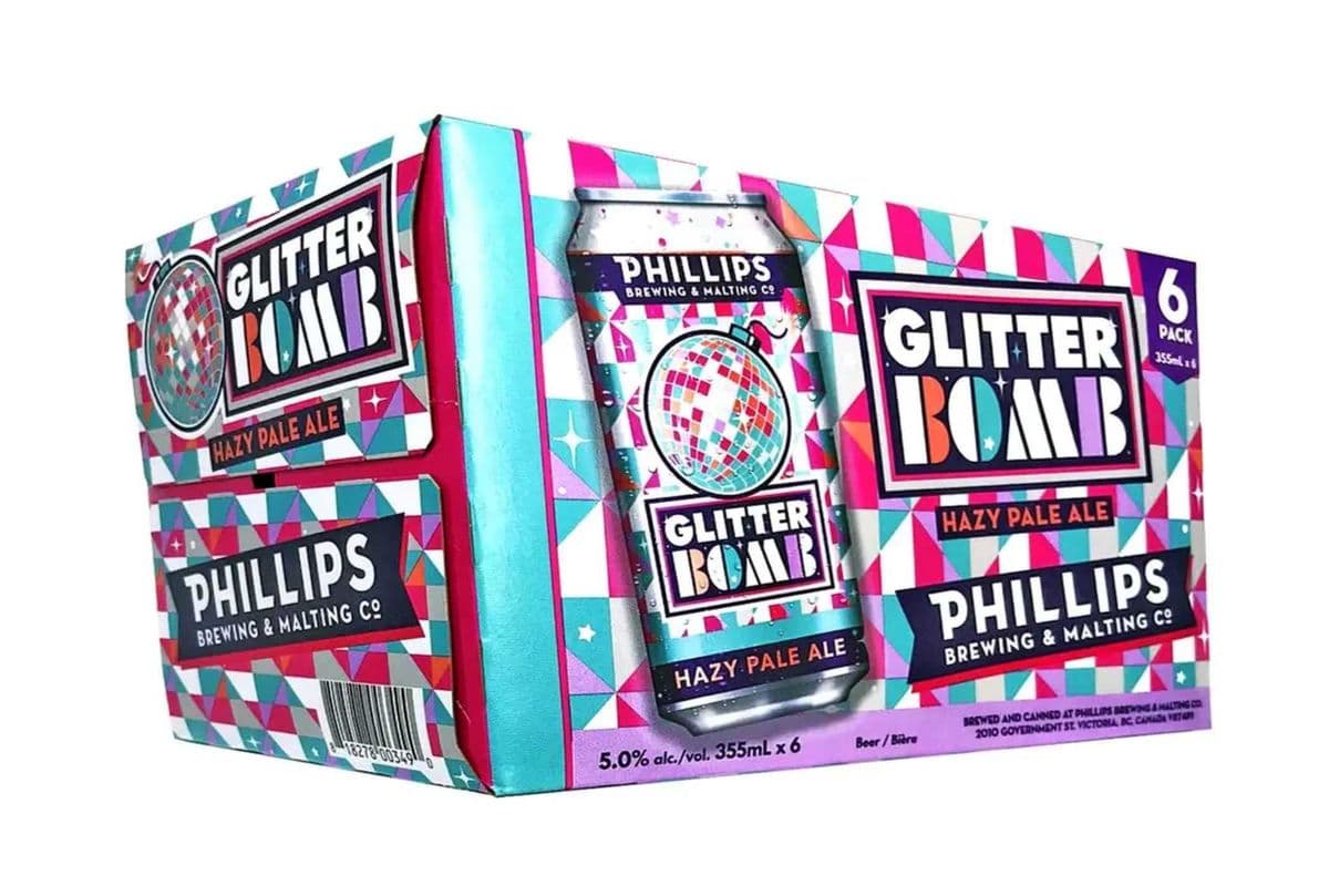 PHILLIPS GLITTER BOMB HAZY PALE ALE 6X355ML (6 x 355ML)
