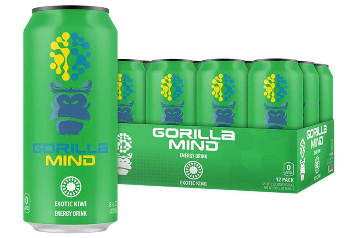 EXOTIC KIWI Gorilla Mind Energy Drink (473 ML)